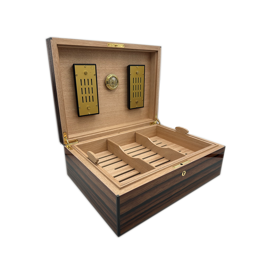 Elie Bleu Macassar Ebony -  200 Count Humidor