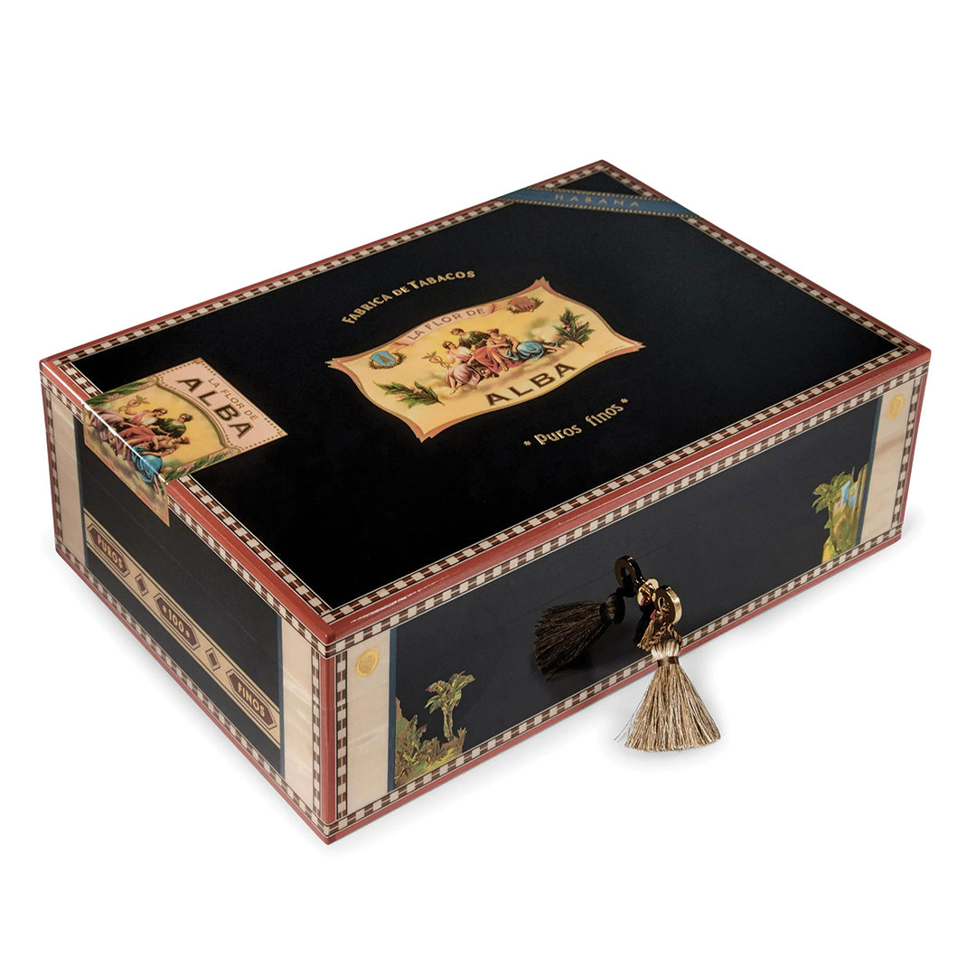 Elie Bleu Flor de Alba Black -  200 Count Humidor