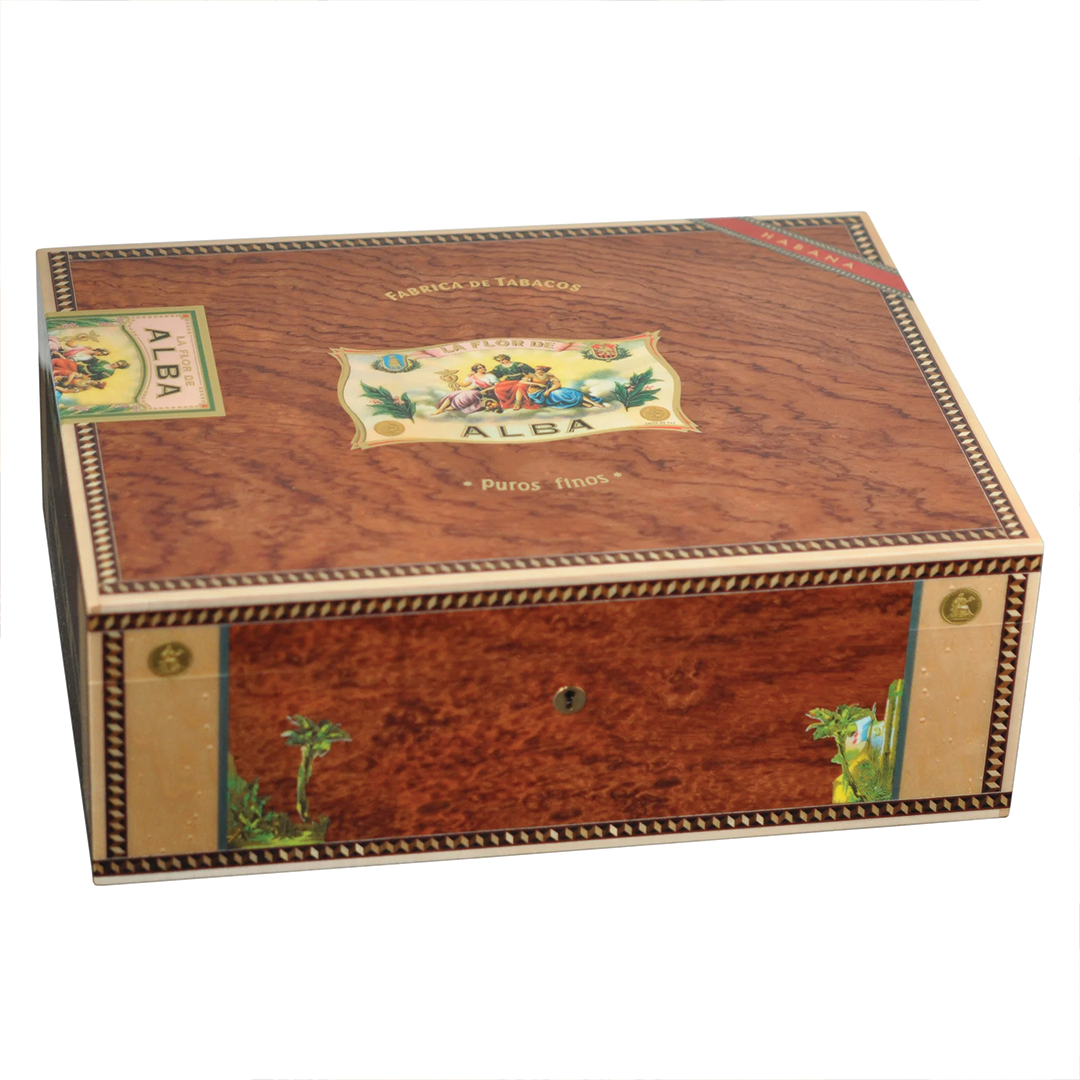 Elie Bleu Flor de Alba Bubinga -  200 Count Humidor