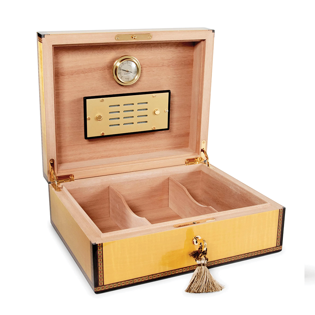 Elie Bleu Medals Yellow Sycamore -  75 Count Humidor