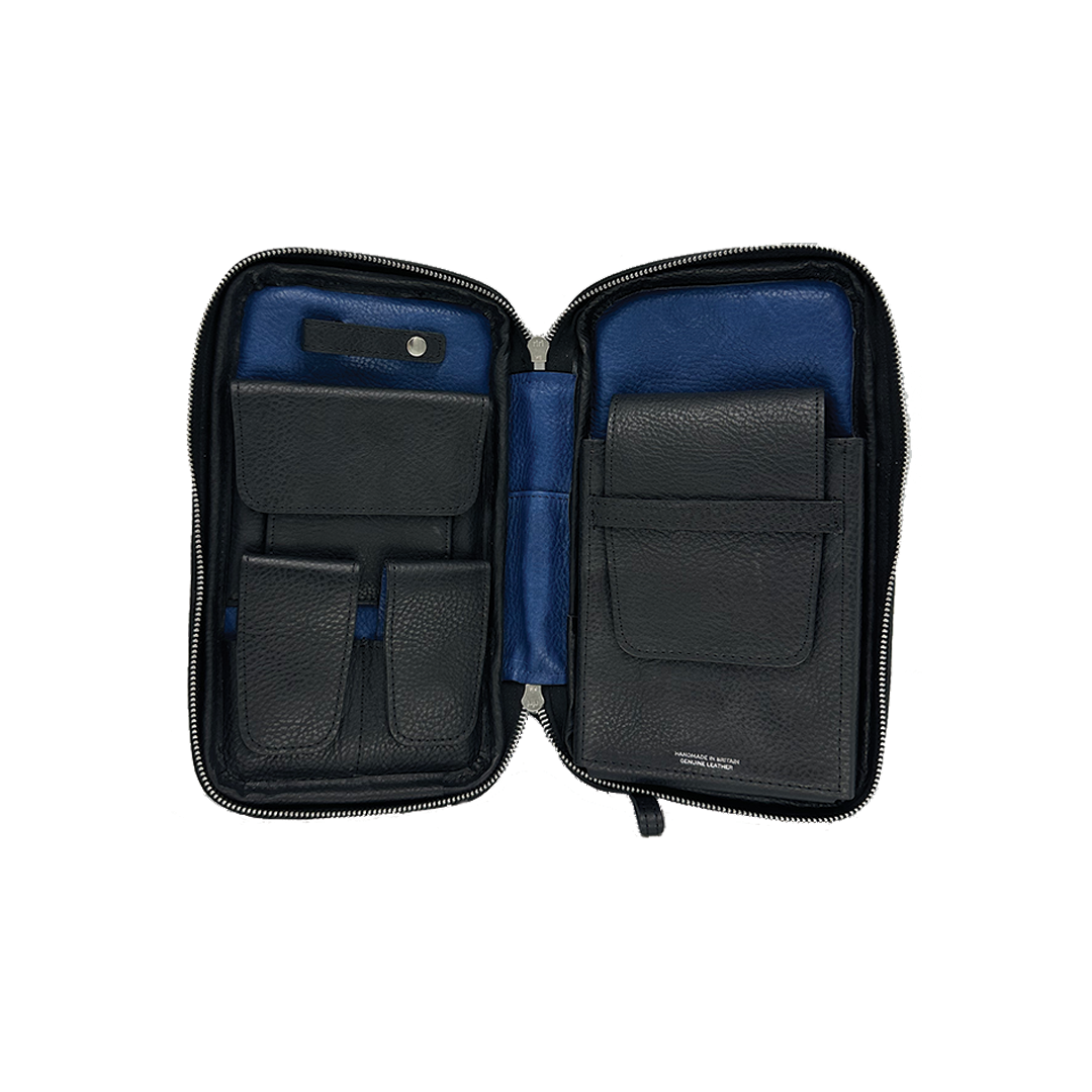 The Cigar Holder Cigar Case - Black & Blue