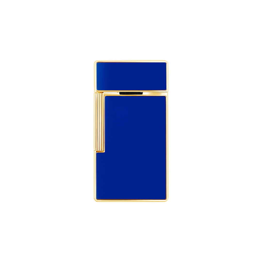 S.T. Dupont Lacquered Indigo Blue Biggy Lighter