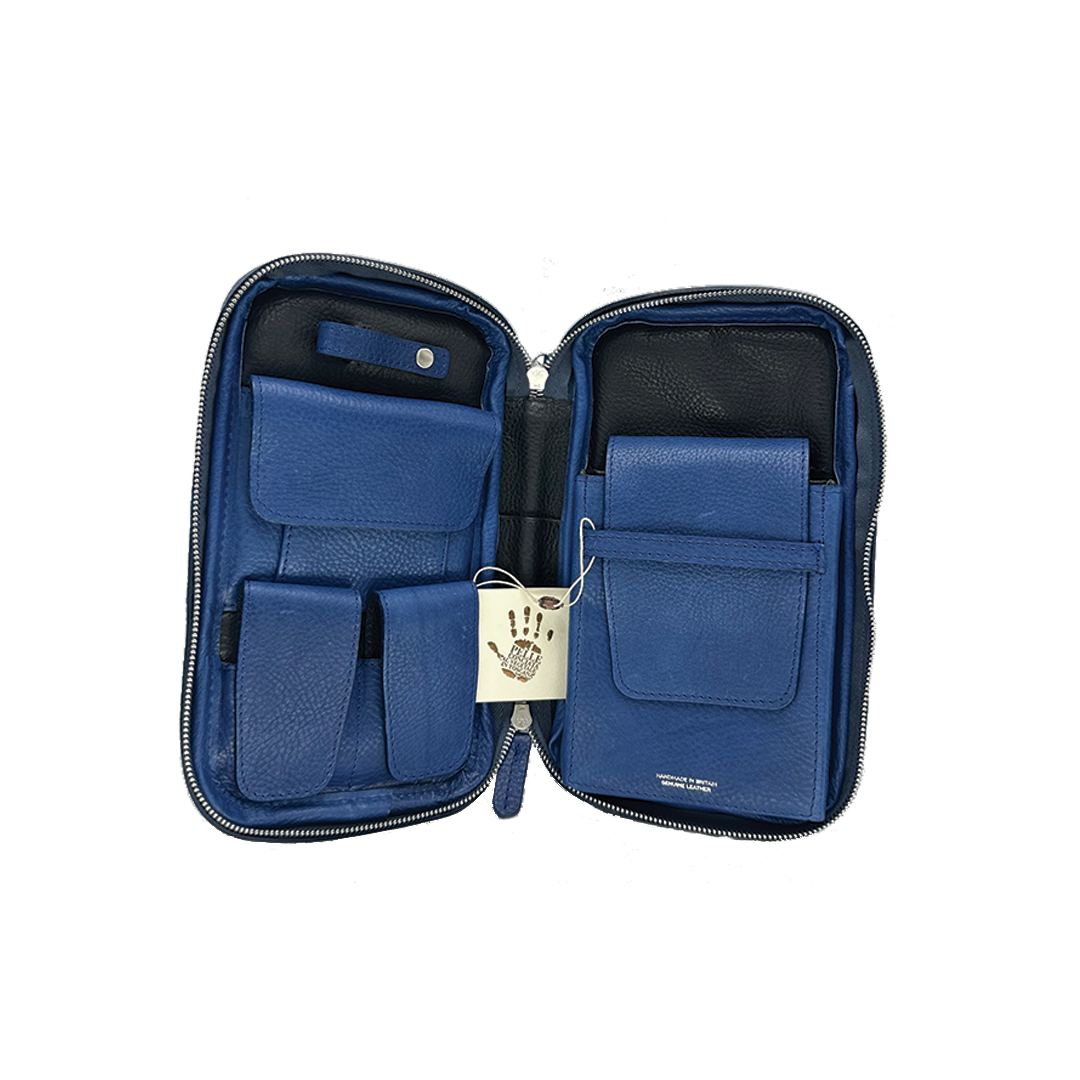 The Cigar Holder Cigar Case - Blue & Black