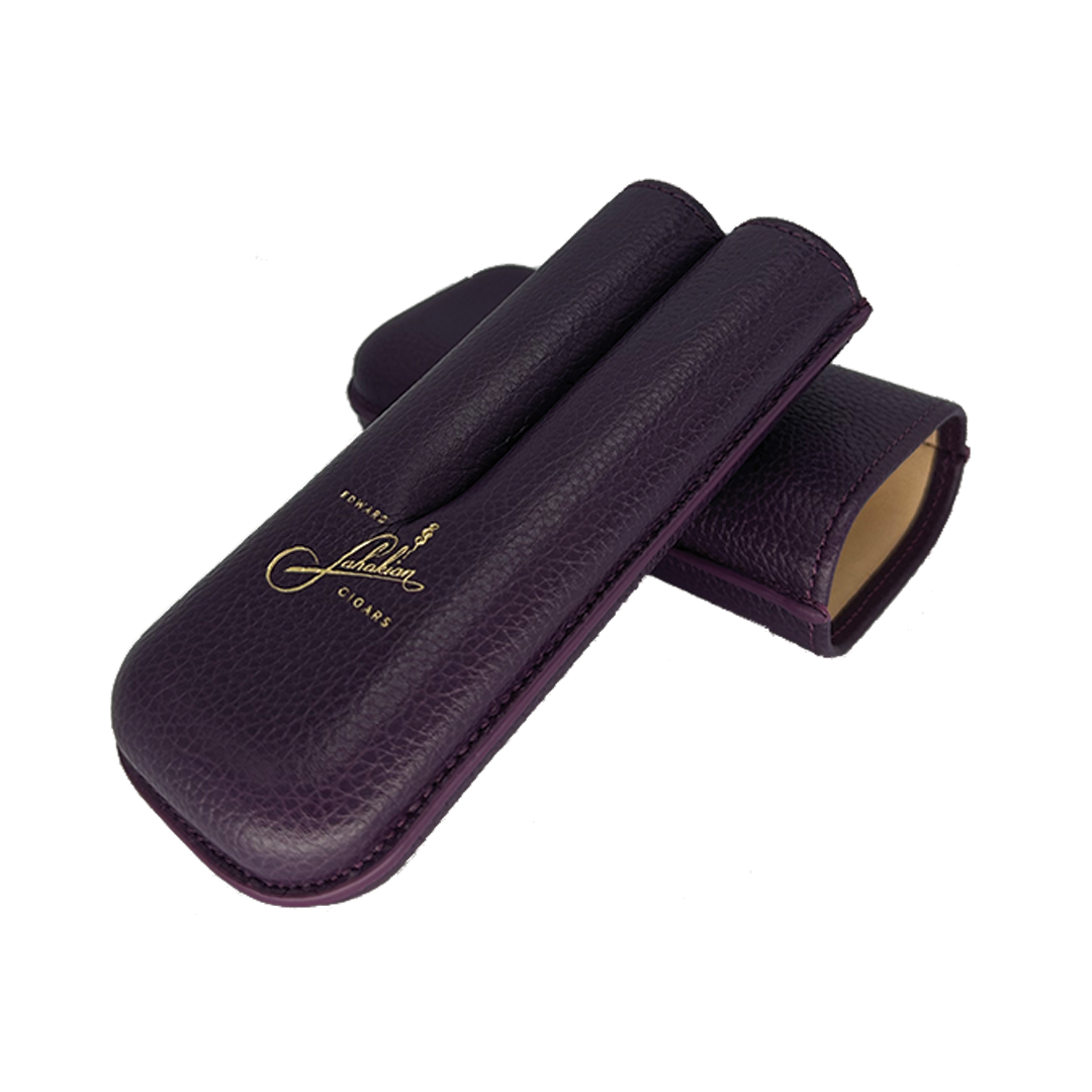 Bosquet x Edward Sahakian 2 finger cigar case - Purple
