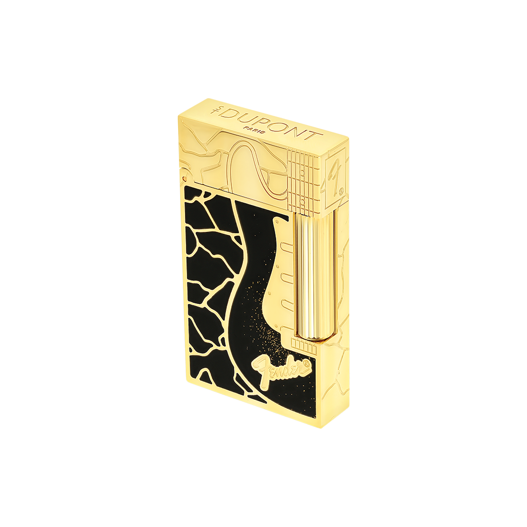 S.T. Dupont Ligne 2 Fender Black & Gold Lighter