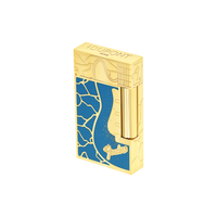S.T. Dupont Ligne 2 Fender Blue & Gold Lighter