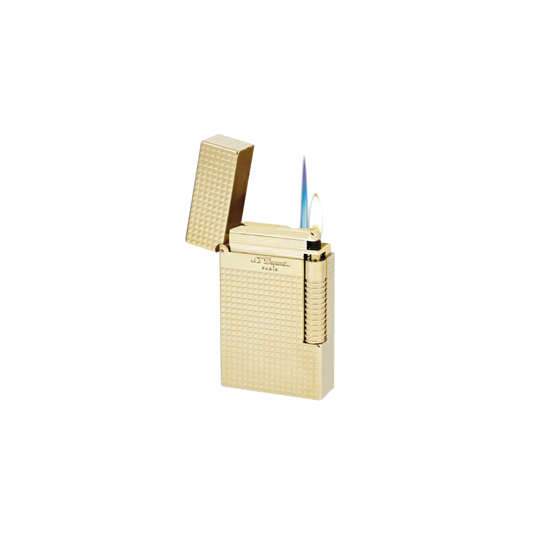 S.T. Dupont Le Grand Yellow Gold Diamond Head Lighter
