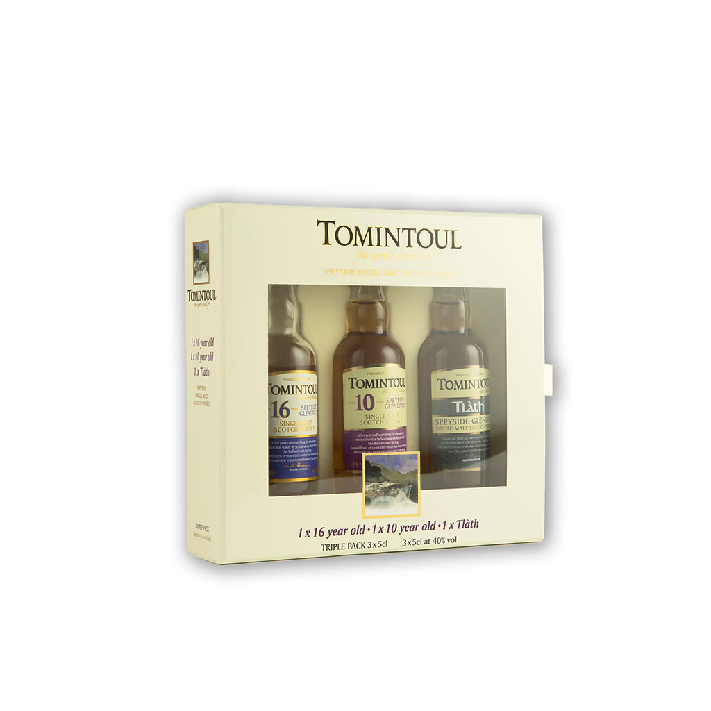 Tomintoul Miniatures Triple Pack – Davidoff London