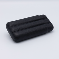 Fallon Black Leather Cigar Case