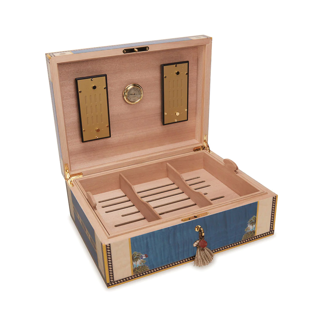 Elie Bleu Flor de Alba Blue - 200 Count Humidor – Davidoff London
