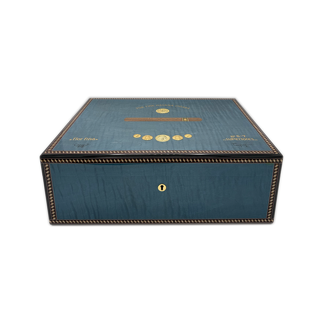 Elie Bleu Medals Blue Sycamore -  200 Count Humidor