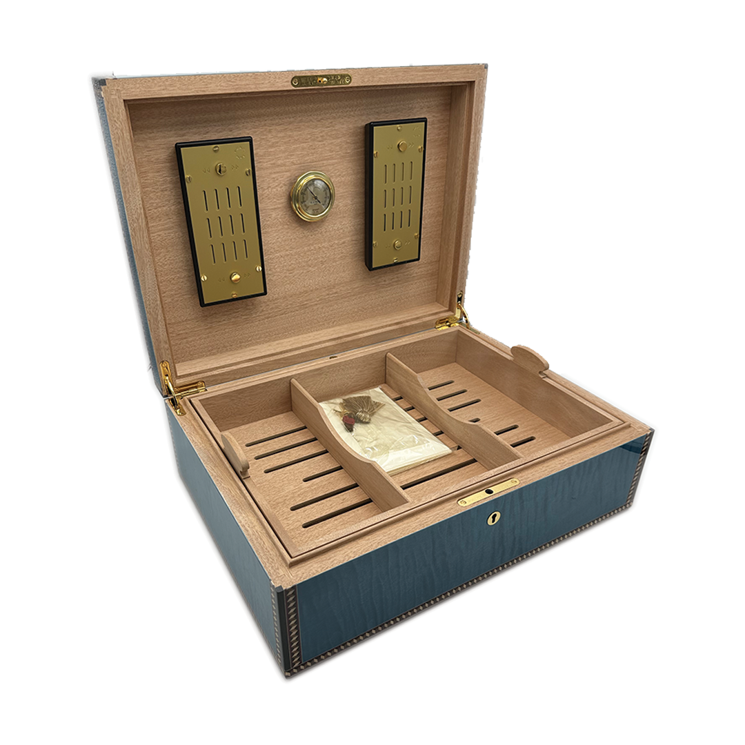 Elie Bleu Medals Blue Sycamore -  200 Count Humidor