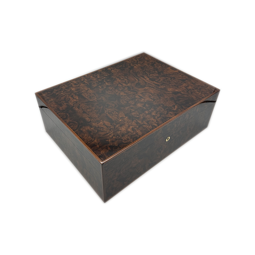 Elie Bleu Walnut Burl -  200 Count Humidor