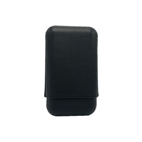 Edward Sahakian 3 cigar case - Black