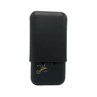 Edward Sahakian 3 cigar case - Black
