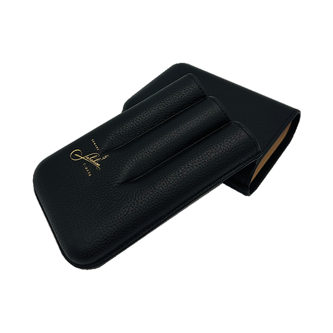 Edward Sahakian 3 cigar case - Black