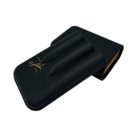 Edward Sahakian 3 cigar case - Black