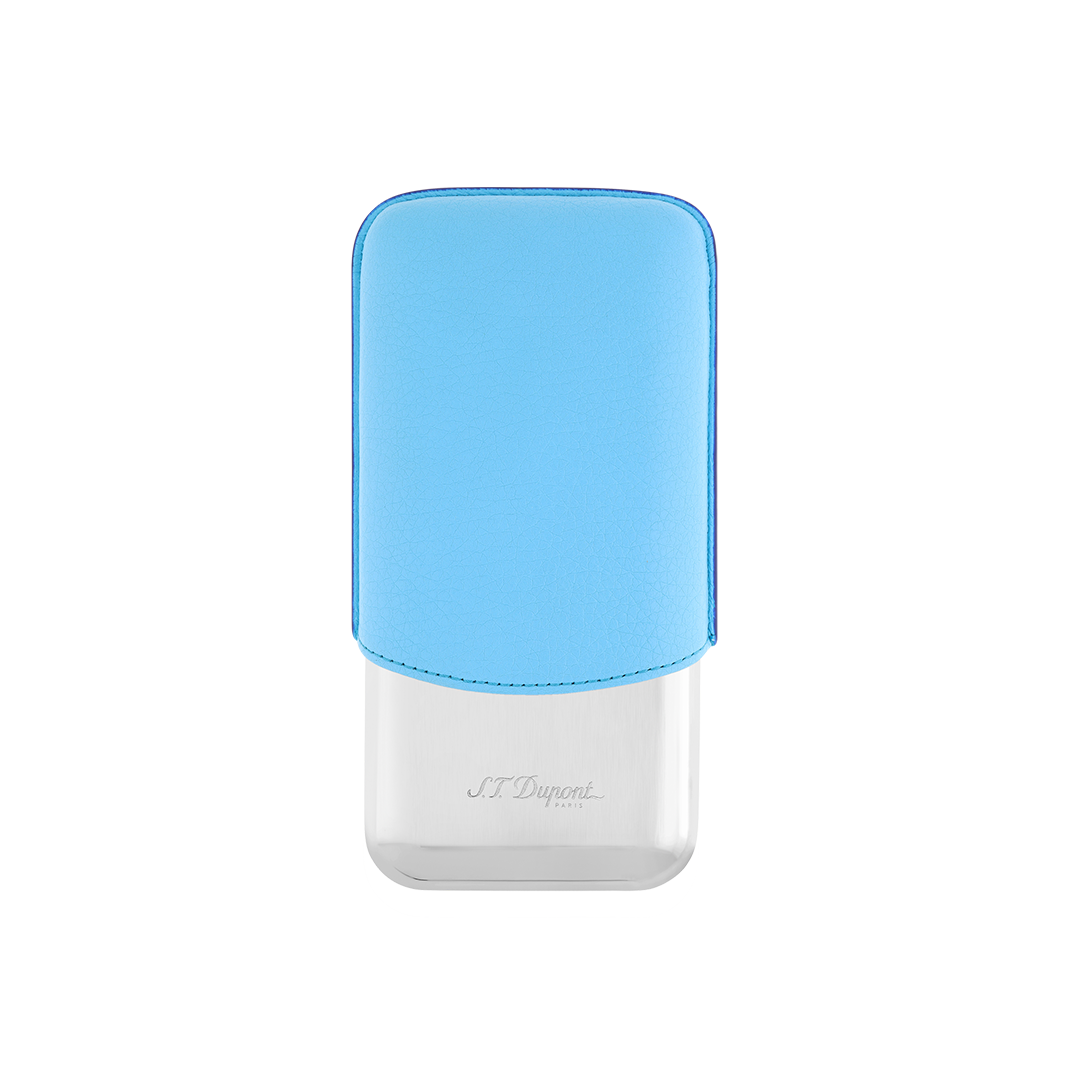 S.T. Dupont Turquoise Grain 3 Cigar Case