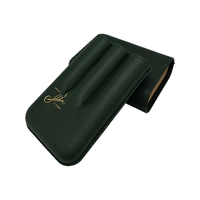 Edward Sahakian 3 cigar case - Green
