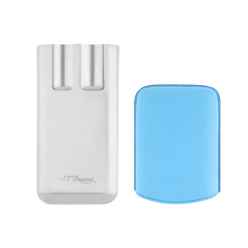 S.T. Dupont Turquoise Grain 3 Cigar Case