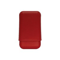 Edward Sahakian 3 cigar case - Red
