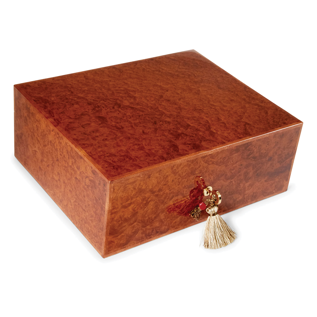 Elie Bleu Loupe D'Amboine -  75 Count Humidor