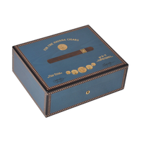 Elie Bleu Medals Blue Sycamore -  75 Count Humidor