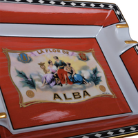 Elie Bleu Alba Ashtray - Red