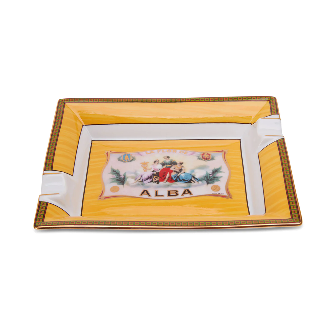 Elie Bleu Alba Ashtray - Yellow