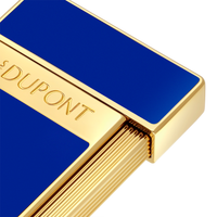 S.T. Dupont Lacquered Indigo Blue Biggy Lighter