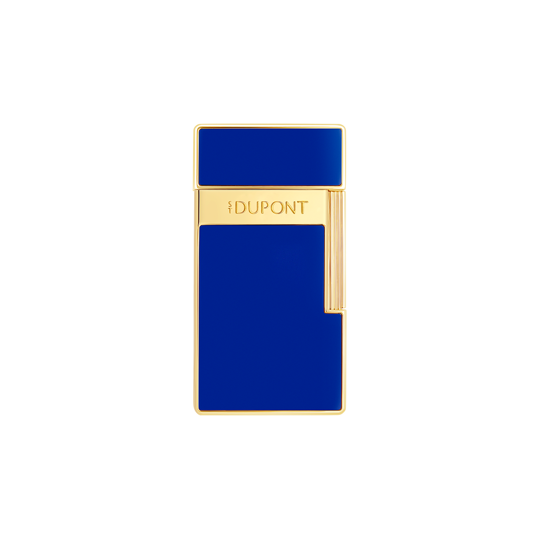 S.T. Dupont Lacquered Indigo Blue Biggy Lighter