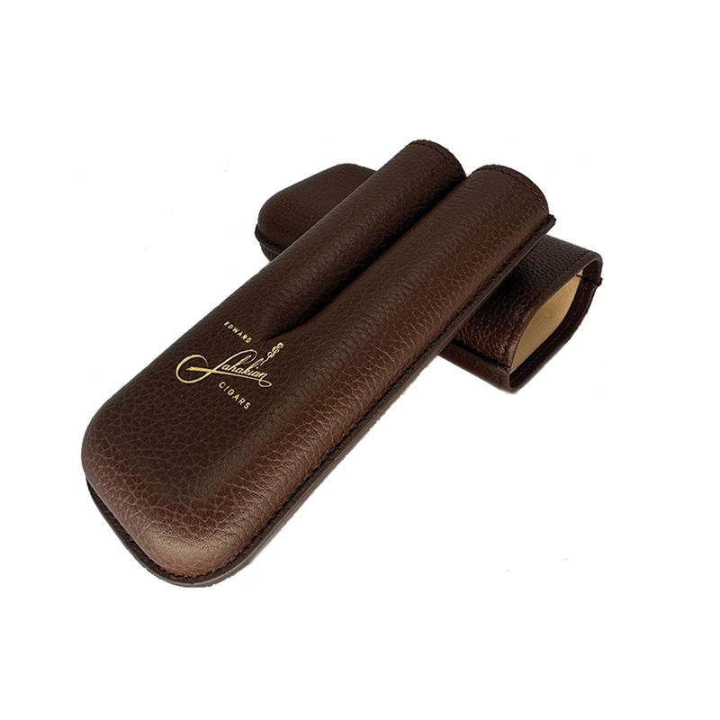 Edward Sahakian 2 cigar case - Brown