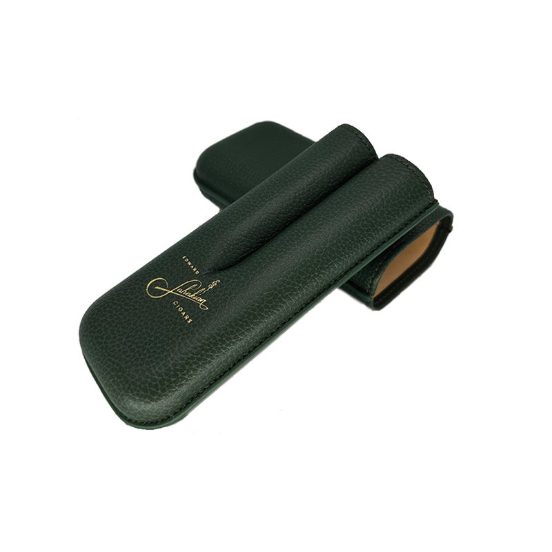 Edward Sahakian 2 cigar case - Green