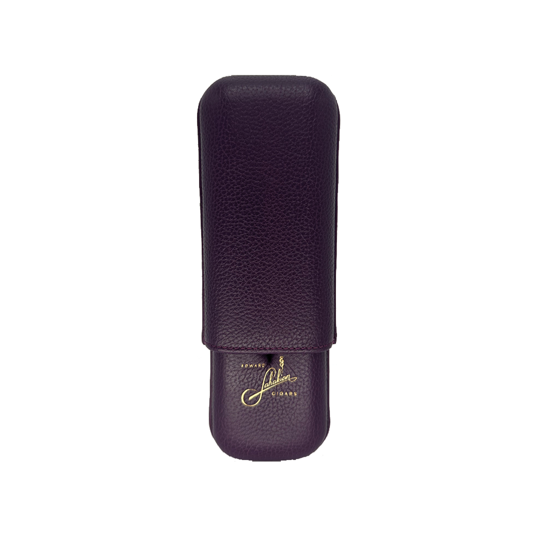 Bosquet x Edward Sahakian 2 finger cigar case - Purple