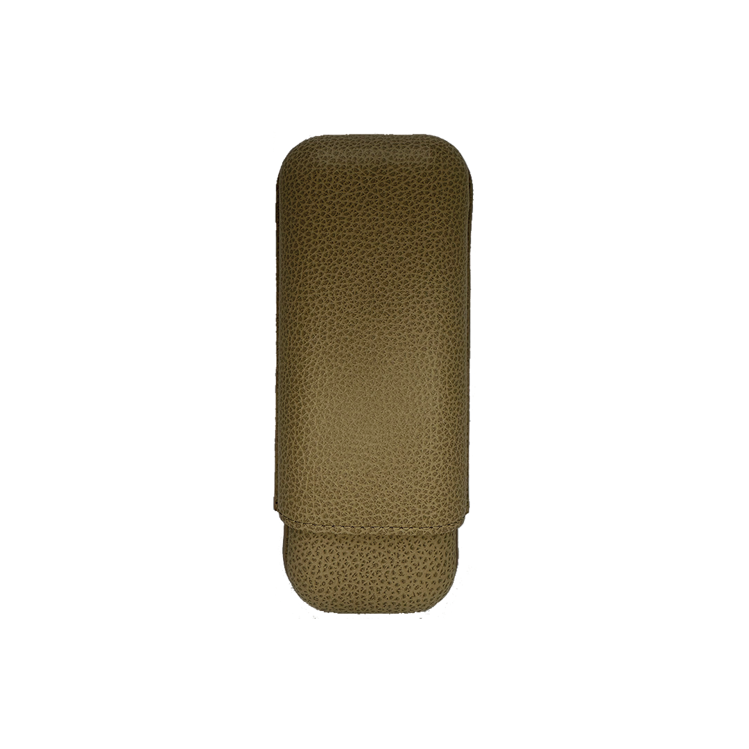 Edward Sahakian 2 cigar case - Tan