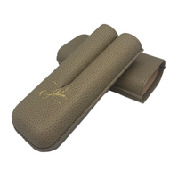 Edward Sahakian 2 cigar case - Tan