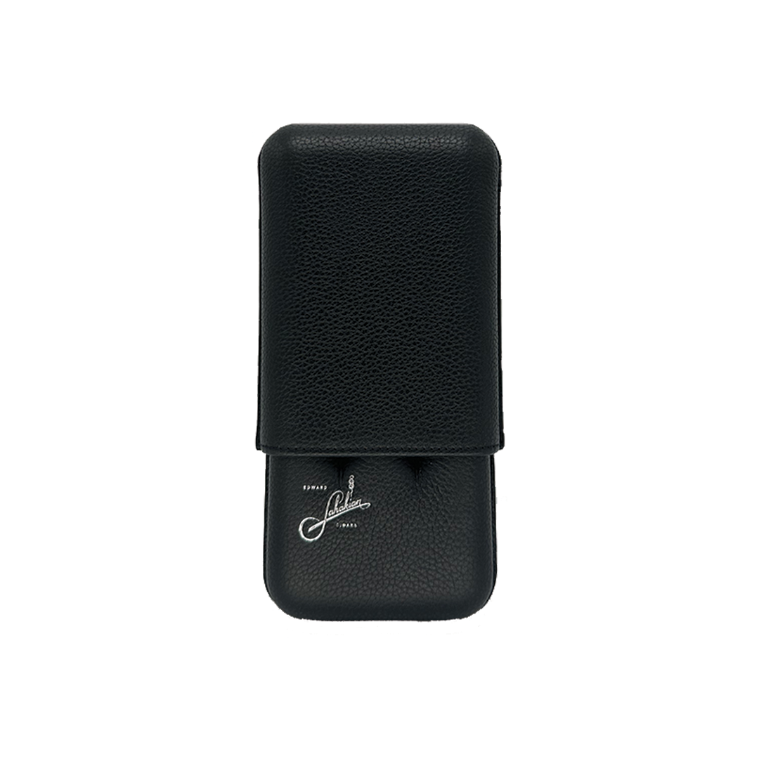 Bosquet x Edward Sahakian 3 finger cigar case - Black