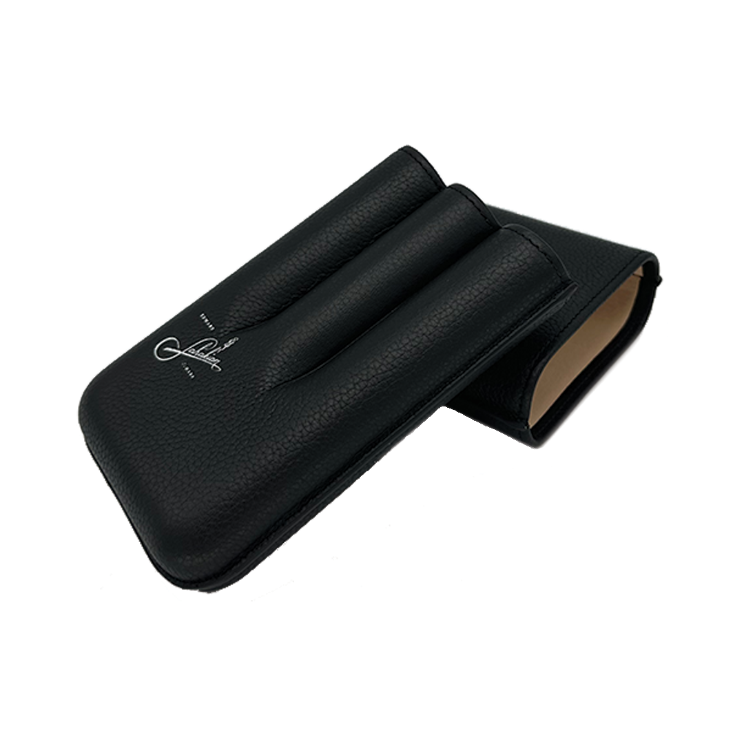 Bosquet x Edward Sahakian 3 finger cigar case - Black