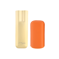 S.T. Dupont Orange Grain & Gold 2 Cigar Case