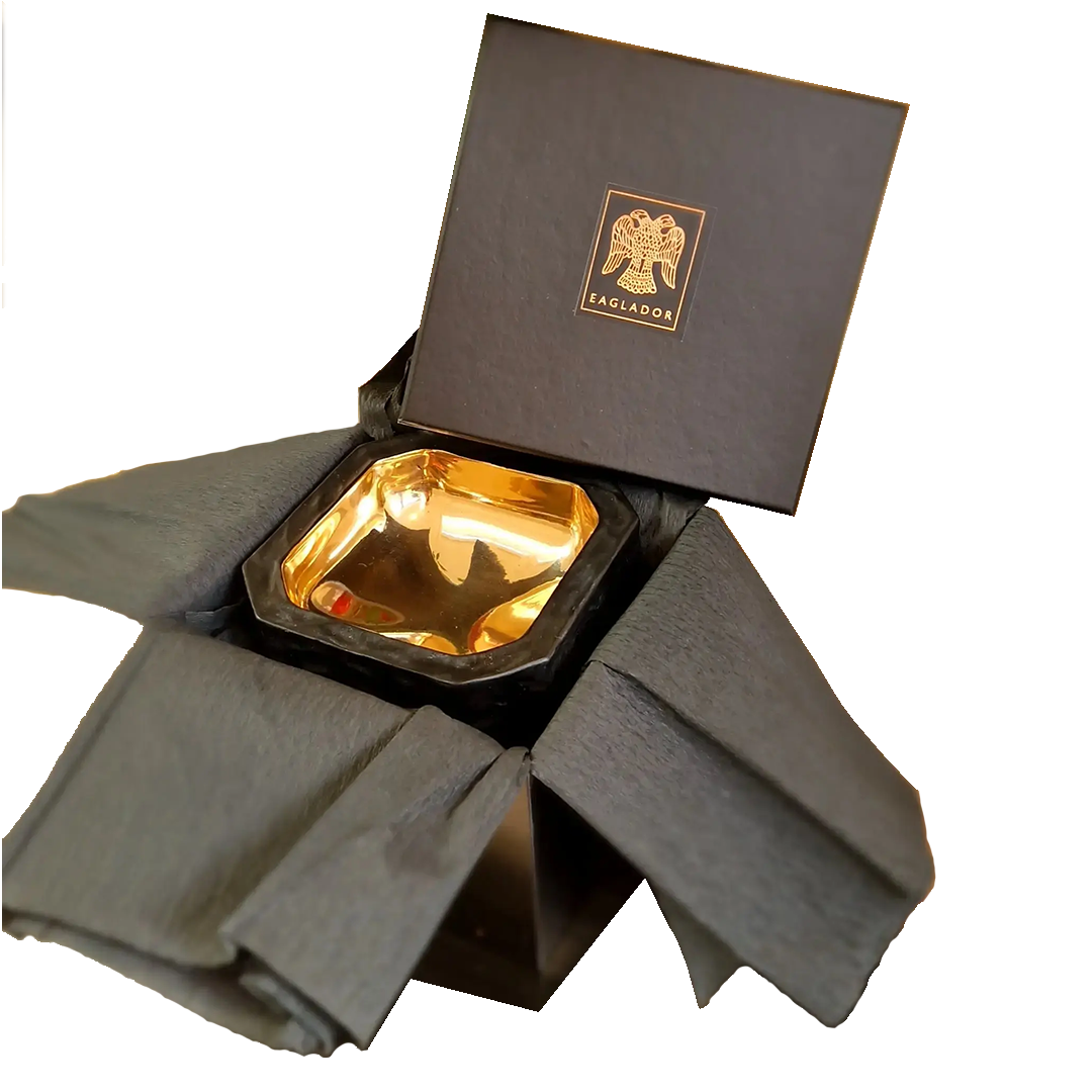 Eaglador Cast Bronze Hexagonal Ashtray