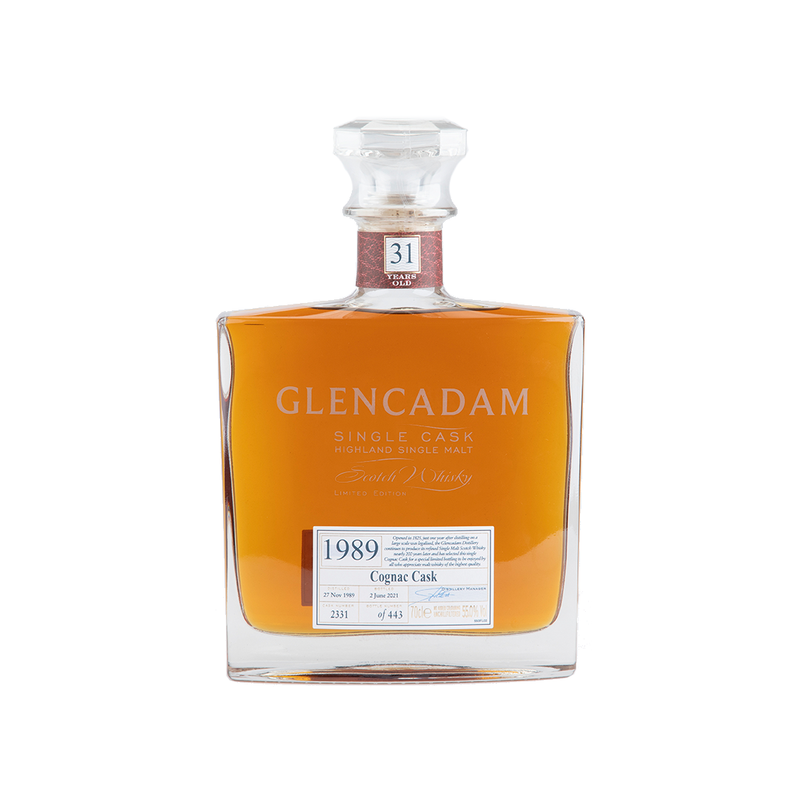 Glencadam 31 Year Old Cognac Cask - Distilled 1989