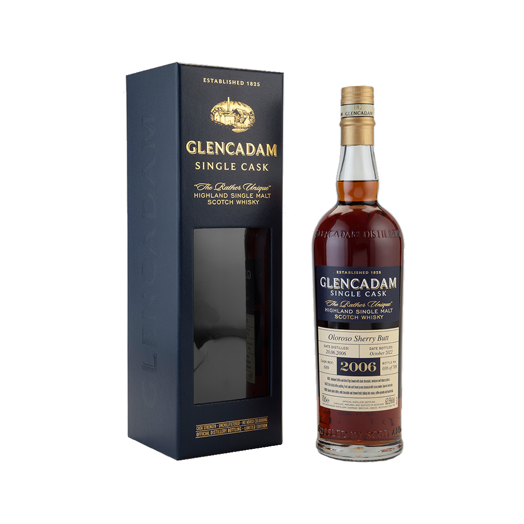 Glencadam 16 Year Old Oloroso Sherry Butt - Distilled 2006