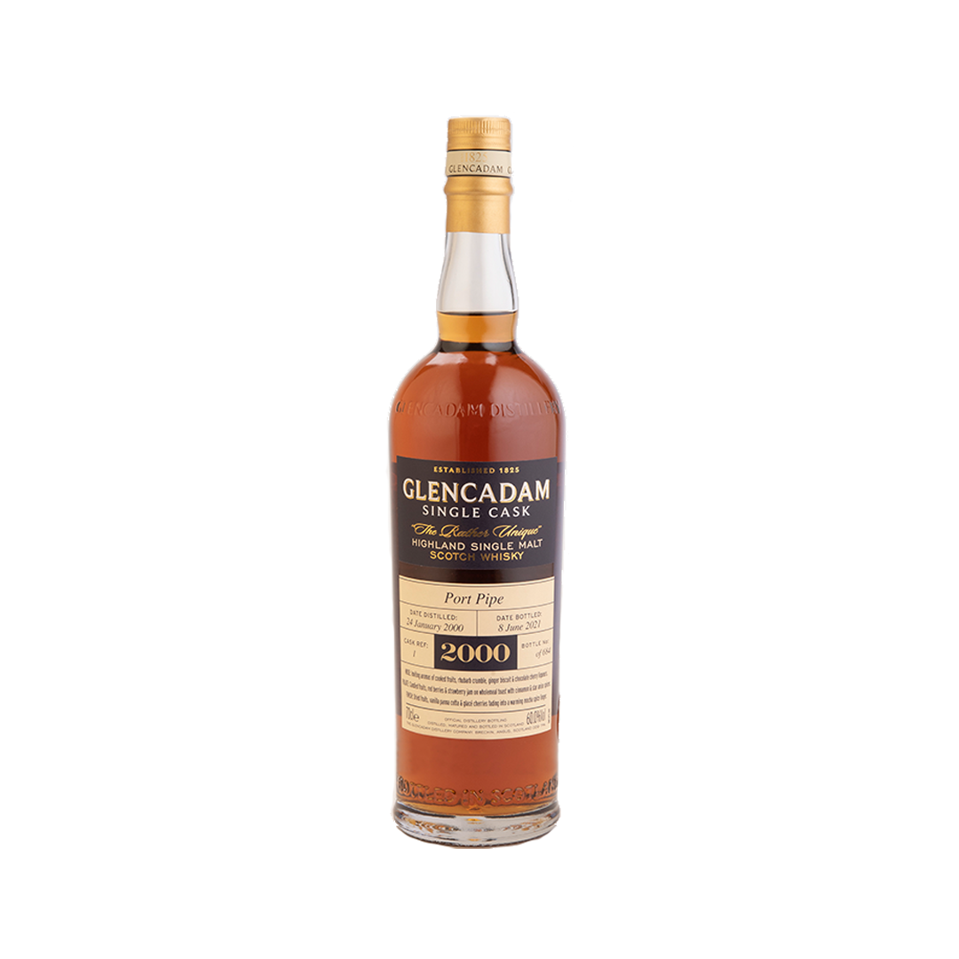 Glencadam 21 Year Old Port Pipe - Distilled 2000 – Davidoff London