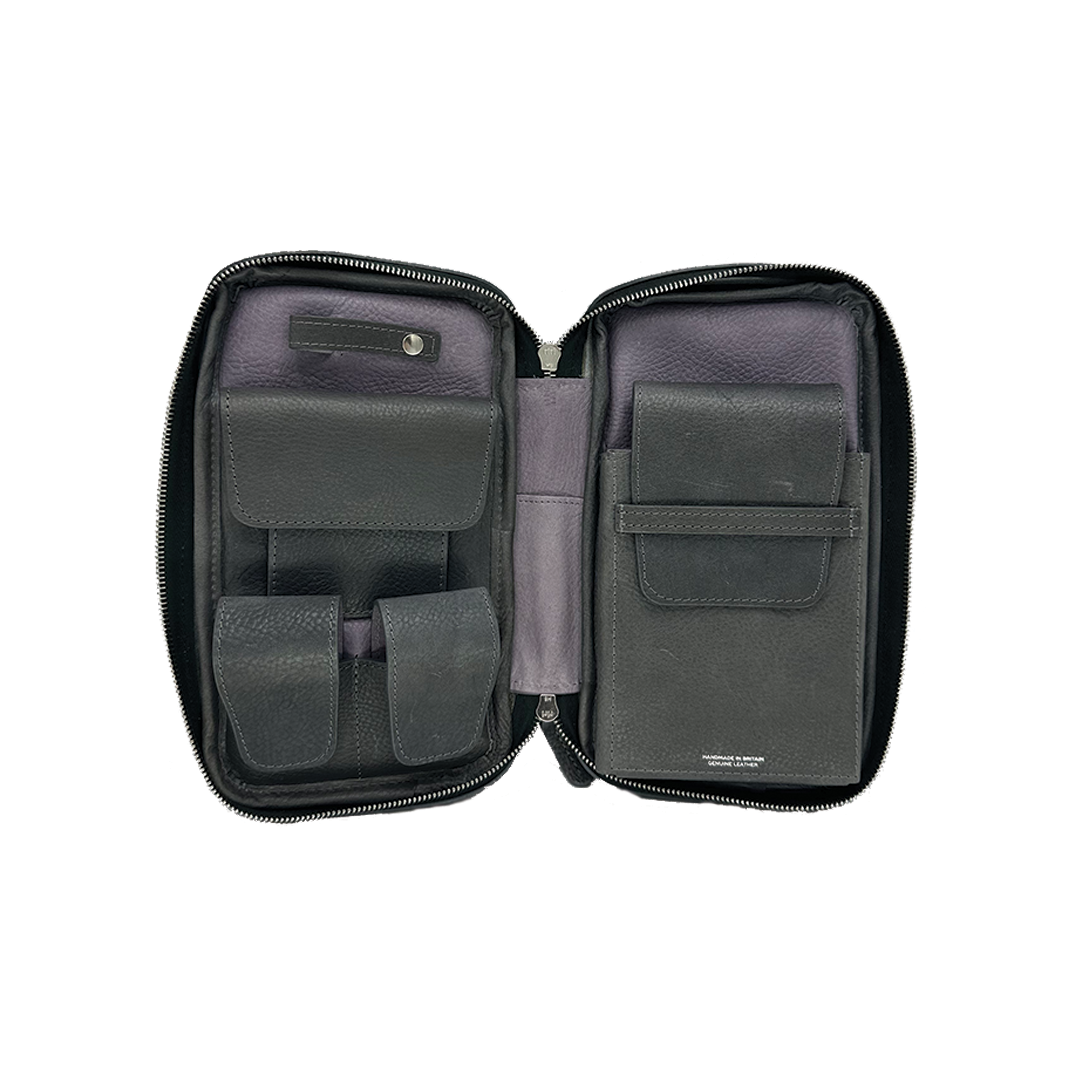 The Cigar Holder Cigar Case - Grey & Lilac