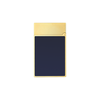 S.T. Dupont Ligne 2 Micro Diamond Head Gold & Blue Lacquer