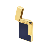 S.T. Dupont Ligne 2 Micro Diamond Head Gold & Blue Lacquer