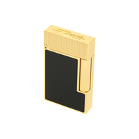 S.T. Dupont Ligne 2 Micro Diamond Head Gold & Matte Black Lacquer