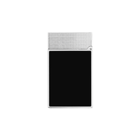 S.T. Dupont Ligne 2 Micro Diamond Head Platinum & Black Lacquer