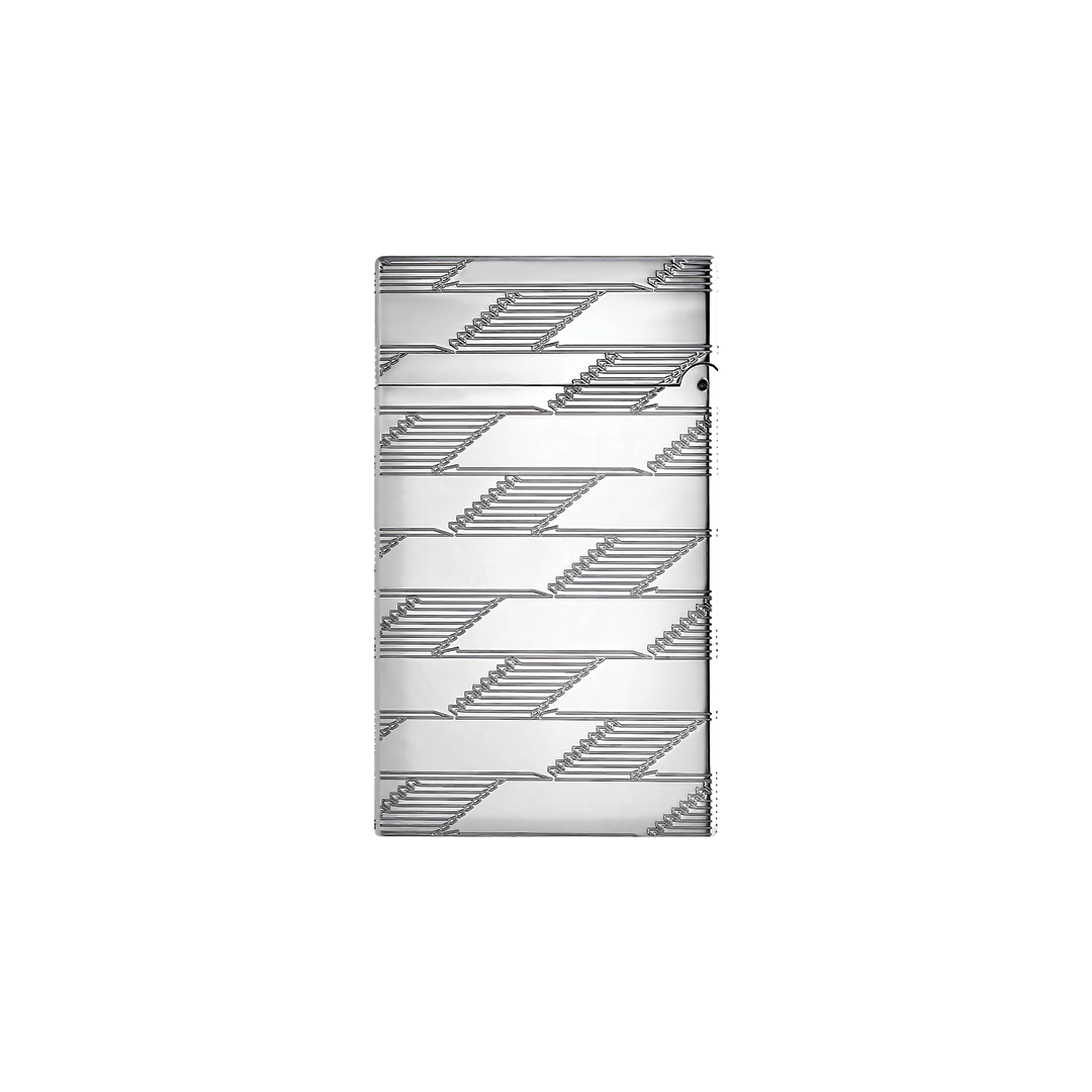 S.T. Dupont Ligne 2 Monogram Silver Lighter