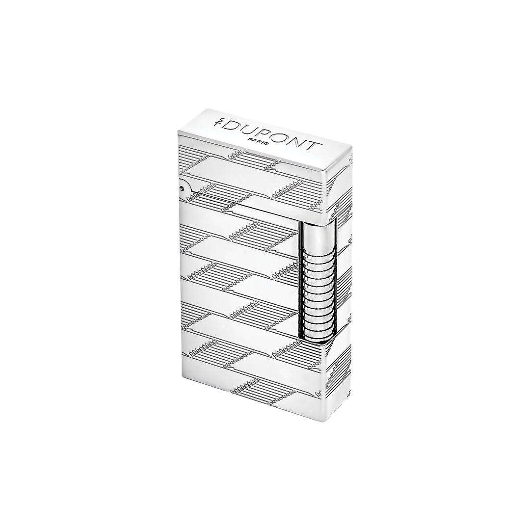 S.T. Dupont Ligne 2 Monogram Silver Lighter